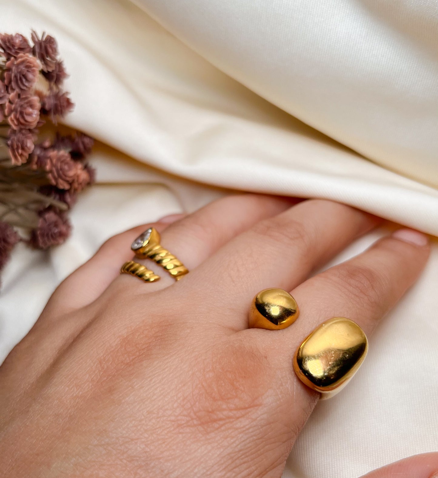 Double chunky ring