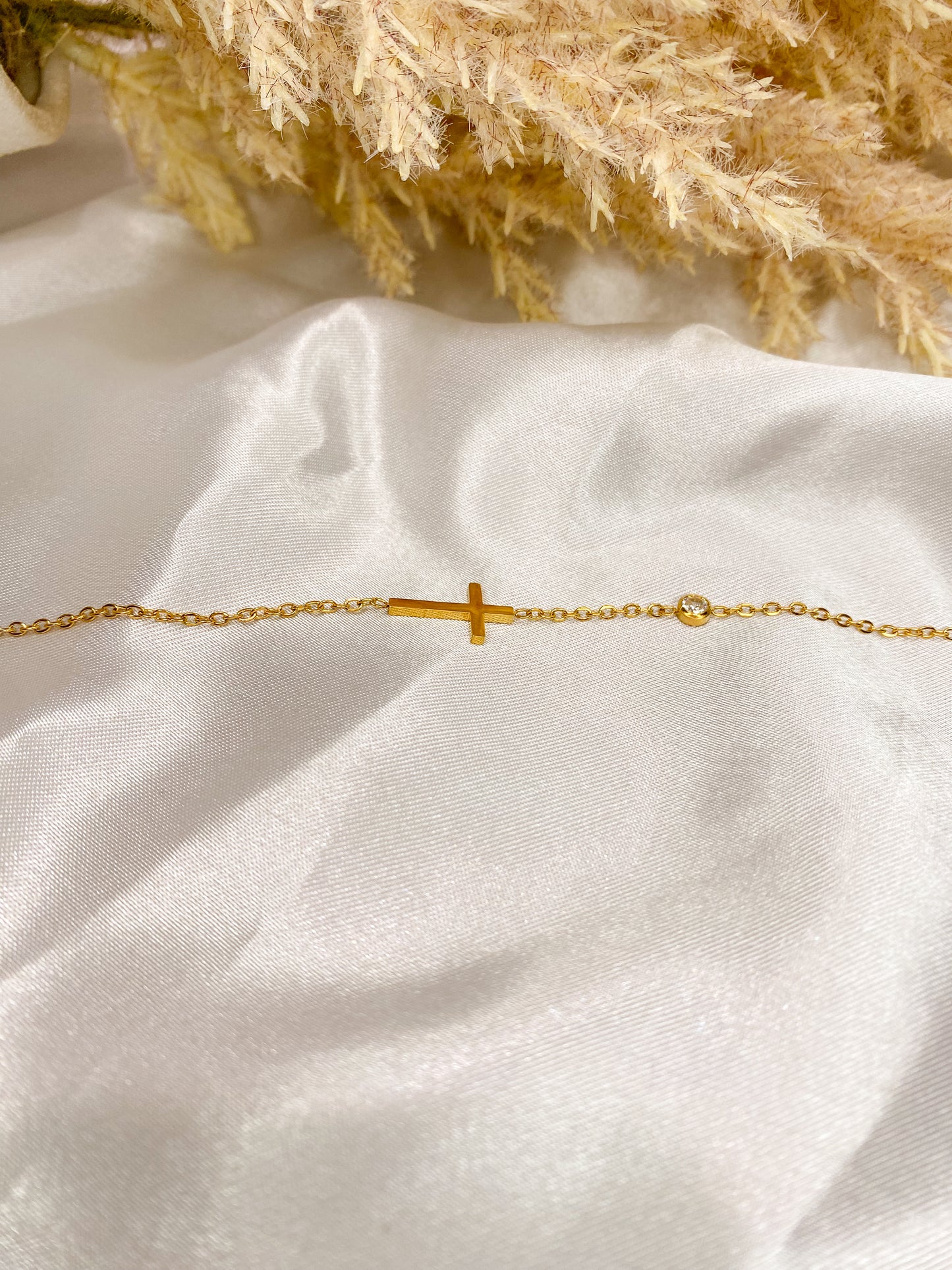 Abiel cross bracelet