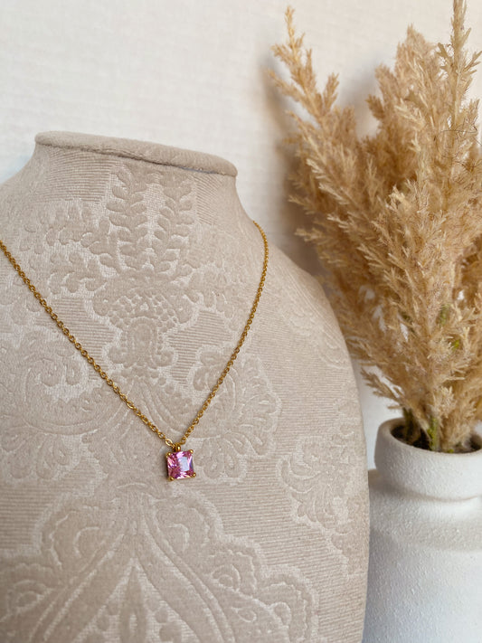 FATIMA PINK NECKLACE
